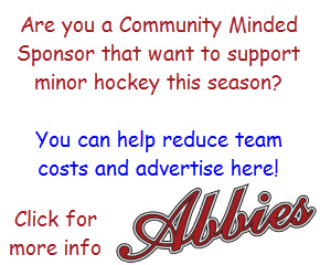 The Abbies are looking for Community Minded Sponsors to help our teams